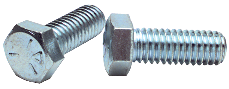 1-8 x 4-1/2 - Zinc Plated Heat Treated Alloy Steel - Cap Screws - Hex - Eagle Tool & Supply