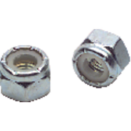 #10-32 - Zinc / Bright - Nylon Insert Stop Nut - Eagle Tool & Supply