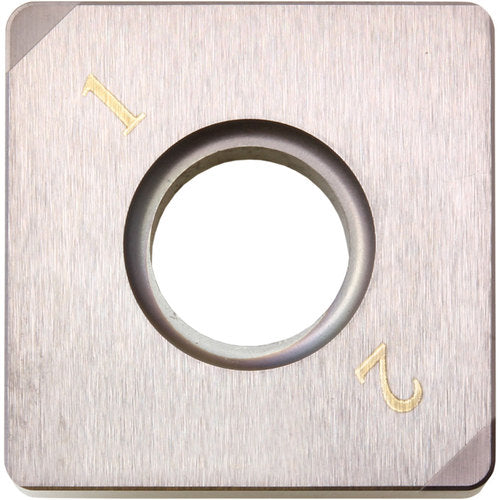 SNGA 433 KBN25M, 3/64″ Corner Radius, 3/16″ Thick, 1/2″ Inscribed Circle, MEGACOAT, 90 Degree Square, Turning Indexable Insert