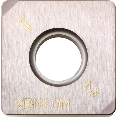 SNGA 432 ME KBN35M, 1/32″ Corner Radius, 3/16″ Thick, 1/2″ Inscribed Circle, MEGACOAT, Square, Turning Indexable Insert - Exact Industrial Supply