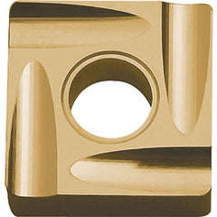 SNGG 431 25R PV720, 1/64″ Corner Radius, 3/16″ Thick, 1/2″ Inscribed Circle, TiCN (MEGACOAT NANO), 90 Degree Square, Turning Indexable Insert
