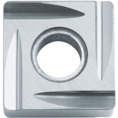 SNGG 321 B TN60, 1/64″ Corner Radius, 1/8″ Thick, 3/8″ Inscribed Circle, TiCN/NbC, Square, Turning Indexable Insert - Exact Industrial Supply