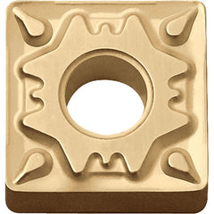 SNMG 432 HQ CA5505, 1/32″ Corner Radius, 3/16″ Thick, 1/2″ Inscribed Circle, TiCnulll2O3/TiN, Square, Turning Indexable Insert