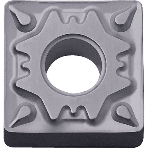SNMG 431 HQ PV7010, 1/64″ Corner Radius, 3/16″ Thick, 1/2″ Inscribed Circle, TiCN (MEGACOAT), Square, Turning Indexable Insert - Exact Industrial Supply