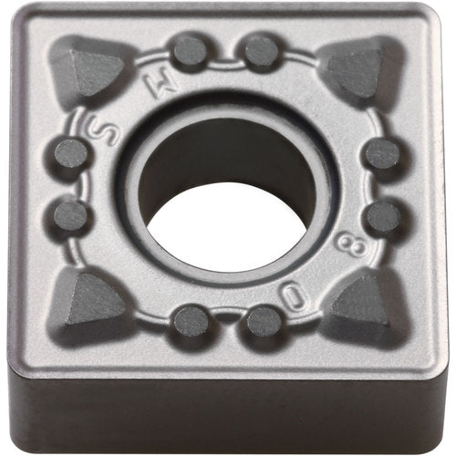 SNMG 431 MS PR015S, 1/64″ Corner Radius, 3/16″ Thick, 1/2″ Inscribed Circle, MEGACOAT HARD, 90 Degree Square, Turning Indexable Insert