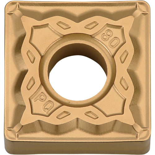 SNMG 432 PQ PV7025, 1/32″ Corner Radius, 3/16″ Thick, 1/2″ Inscribed Circle, TiCN (MEGACOAT), Square, Turning Indexable Insert - Exact Industrial Supply