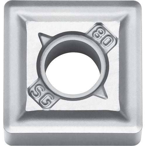 SNMG 644 SG SW05, 1/16″ Corner Radius, 1/4″ Thick, 3/4″ Inscribed Circle, WC/Co, 90 Degree Square, Turning Indexable Insert