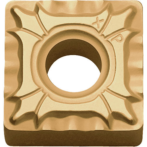 SNMG 432 XP CCX, 1/32″ Corner Radius, 3/16″ Thick, 1/2″ Inscribed Circle,  TiCl2O3/Tin, 90 Degree Square, Turning Indexable Insert