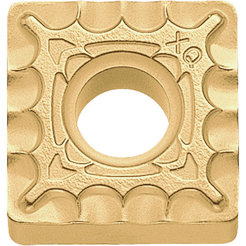 SNMG 432 XQ CCX, 1/32″ Corner Radius, 3/16″ Thick, 1/2″ Inscribed Circle,  TiCl2O3/Tin, 90 Degree Square, Turning Indexable Insert