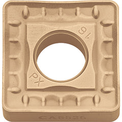 SNMM 433 PX CA025P, 3/64″ Corner Radius, 3/16″ Thick, 1/2″ Inscribed Circle, TiCl2O3/TiN, 90 Degree Square, Turning Indexable Insert