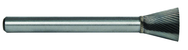 9.5mm EdgeHog Back Taper Carbide Bur SN-2M-D Standard Alt Diamond (Double) - Eagle Tool & Supply