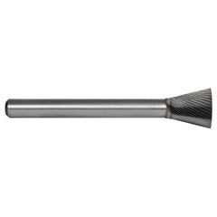 6.4mm EdgeHog Back Taper Miniature Carbide Bur SN-51M-D Std Alt. Diamond(Double) - Eagle Tool & Supply