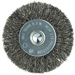 ‎3″ Diameter-1/4″ Shank-0.014″ Wire - Cup Brush - Eagle Tool & Supply