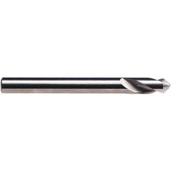 ‎1/4″ × 2-1/2″ OAL 90 Degree Carbide NC Spotting Drill Bright - Exact Industrial Supply
