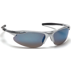 Safety Glasses - Avante, Silver Frame, Ice Blu Mirror Lens - Eagle Tool & Supply