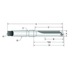 22025S-004IS T-A® Spade Blade Holder - Flute- Series 2.5 - Eagle Tool & Supply