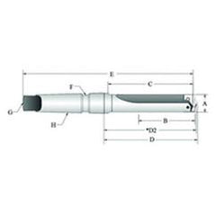 22020S-004IS T-A® Spade Blade Holder - Flute- Series 2 - Eagle Tool & Supply