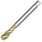 T300-XM100DB-M8X100 C145 CoroTap 300 Cutting Tap with Sprial Flute MF 8x1 Steam Tempered - Eagle Tool & Supply