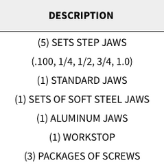 Snap Jaws - Basic 4" Set - Part #  4PKG-001 - Eagle Tool & Supply