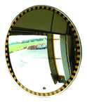 18" Outdoor Convex Mirror Safety Border - Eagle Tool & Supply