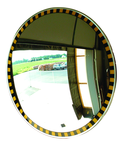 30" Outdoor Convex Mirror Safety Border - Eagle Tool & Supply