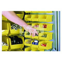 4 1/8″ × 5 3/8″ × 3″ - Yellow Small Plastic Bin - Eagle Tool & Supply