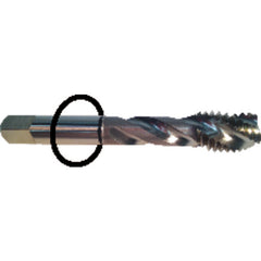 ‎M4 x .70 Dia-D4-3 FL-Std Spiral FL Tap - Black Ring - Eagle Tool & Supply