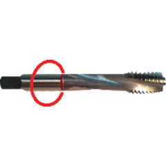 ‎M6 × 1.00 Dia-D5-3 FL-Std Spiral FL Tap - Yellow Ring - Eagle Tool & Supply