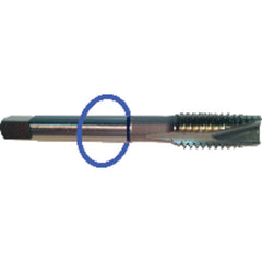 ‎7/16-14 Dia-H3-3 FL-Std Spiral Point Tap - Blue Ring - Eagle Tool & Supply