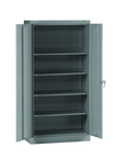 36"W x 18"D x 72"H Storage Cabinet with Adj. Shelves and Raisd Base - Knocked-Down - Eagle Tool & Supply