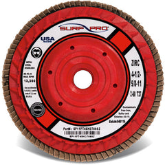 ‎6″ × 5/8″-11 - 60 Grit - Trimmable Ceramic Flap Disc - Eagle Tool & Supply