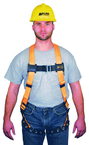 Non-Stretch Harness w/Mating buckle Shoulder Straps; Tongue Buckle Leg Straps & Mating Buckle Chest Strap - Eagle Tool & Supply
