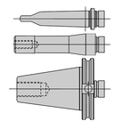 4MT x 7/8-20 Thread Tapping Attachment Shank - Eagle Tool & Supply