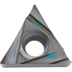 TCGT 221 A3 PDL025, 1/64″ Corner Radius, 1/8″ Thick, 1/4″ Inscribed Circle, C, 60 Degree Triangle, Turning Indexable Insert