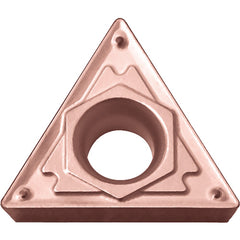 TCMT 2152 HQ CA320, 1/32″ Corner Radius, 3/32″ Thick, 1/4″ Inscribed Circle, TiCnulll2O3/Ti, Triangle, Turning Indexable Insert - Exact Industrial Supply