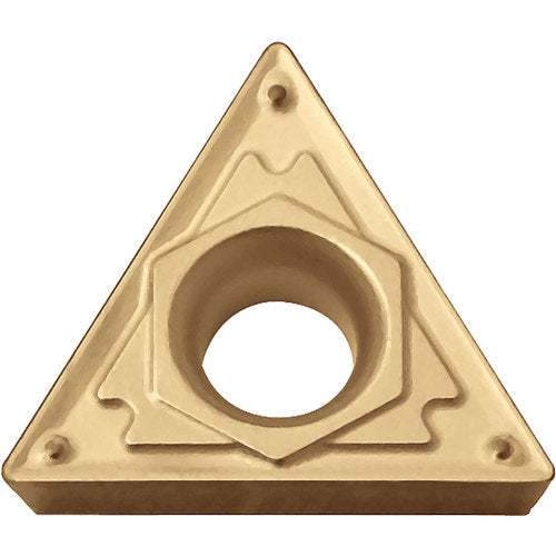 TCMT 2151 HQ CA025P, 1/64″ Corner Radius, 3/32″ Thick, 1/4″ Inscribed Circle, TiCl2O3/TiN, 60 Degree Triangle, Turning Indexable Insert