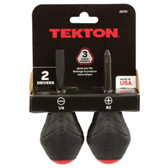 2 Piece Stubby Screwdriver Set - Eagle Tool & Supply