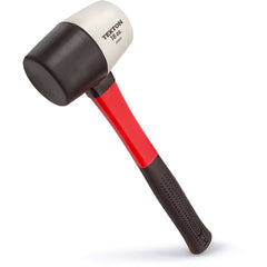 Tekton 16 Oz. White/Black Rubber Mallet Fiberglass Handle - Eagle Tool & Supply