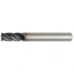 5/8x5/8x3x5-1/4 4FL Square Carbide End Mill-Round Shank-TiAlN - Eagle Tool & Supply