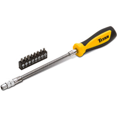 9 Piece Flexible Driver and Bit Set - Eagle Tool & Supply