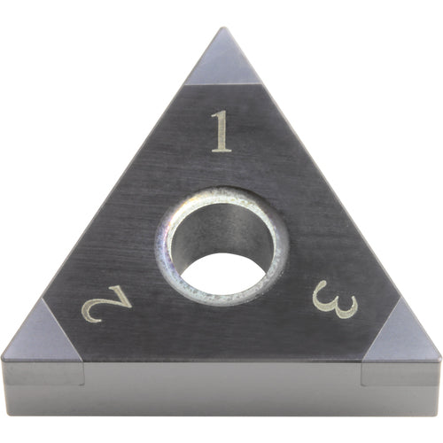 TNGA 333 KBN70M, 3/64″ Corner Radius, 3/16″ Thick, 3/8″ Inscribed Circle, MEGACOAT, 60 Degree Triangle, Turning Indexable Insert