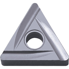 TNGG 332 C PV7010, 1/32″ Corner Radius, 3/16″ Thick, 3/8″ Inscribed Circle, TiCN (MEGACOAT), Triangle, Turning Indexable Insert - Exact Industrial Supply