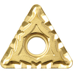 TNMG 433 CQ CA025P, 3/64″ Corner Radius, 3/16″ Thick, 1/2″ Inscribed Circle, TiCl2O3/TiN, 60 Degree Triangle, Turning Indexable Insert