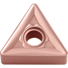 TNMG 332 C CA320, 1/32″ Corner Radius, 3/16″ Thick, 3/8″ Inscribed Circle, TiCnulll2O3/Ti, Triangle, Turning Indexable Insert - Exact Industrial Supply