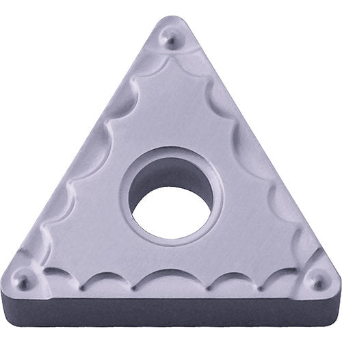 TNMG 332 GP PV7010, 1/32″ Corner Radius, 3/16″ Thick, 3/8″ Inscribed Circle, TiCN (MEGACOAT), Triangle, Turning Indexable Insert - Exact Industrial Supply