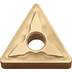 TNMG 232 GS CA025P, 1/32″ Corner Radius, 3/16″ Thick, 1/4″ Inscribed Circle, TiCl2O3/TiN, 60 Degree Triangle, Turning Indexable Insert