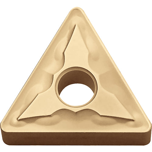 TNMG 231 GS CA025P, 1/64″ Corner Radius, 3/16″ Thick, 1/4″ Inscribed Circle, TiCl2O3/TiN, 60 Degree Triangle, Turning Indexable Insert