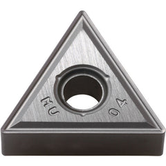 TNMG 331 MU PR005S, 1/64″ Corner Radius, 3/16″ Thick, 3/8″ Inscribed Circle, MEGACOAT HARD, Triangle, Turning Indexable Insert - Exact Industrial Supply