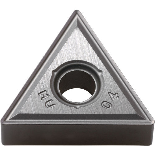 TNMG 332 MU PR015S, 1/32″ Corner Radius, 3/16″ Thick, 3/8″ Inscribed Circle, MEGACOAT HARD, Triangle, Turning Indexable Insert - Exact Industrial Supply