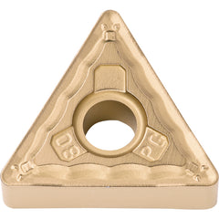 TNMG 333 PG CA525, 3/64″ Corner Radius, 3/16″ Thick, 3/8″ Inscribed Circle, TiCnulll2O3/TiN, Triangle, Turning Indexable Insert - Exact Industrial Supply